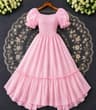 🎀 Princess Party Gown 2. 🌸 হালকা গোলাপি — Baby Pink
