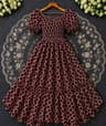 🎀 Princess Party Gown ball print 5. 🍷 মেরুন — Maroon 7.