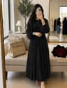 ✨ Elora Ruffle Gown ✨ 🖤 জেট ব্ল্যাক — Jet Black