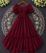 🎀 Princess Party Gown 5. 🍷 মেরুন — Maroon 6.