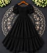 🎀 Princess Party Gown 4. 🖤 কালো — Black