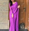  ল্যাভেন্ডার / লাইট পার্পল (Lavender / Light Purple) দুবাই লেস শাড়ি