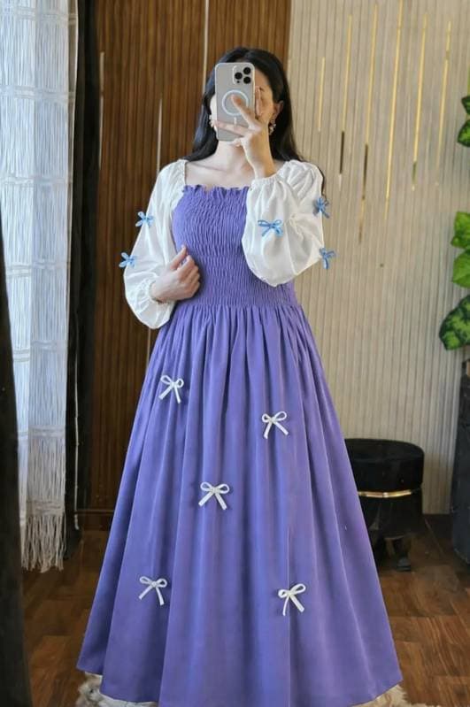 Smoky poki Gown (lavender 🪻) thumbnail 1